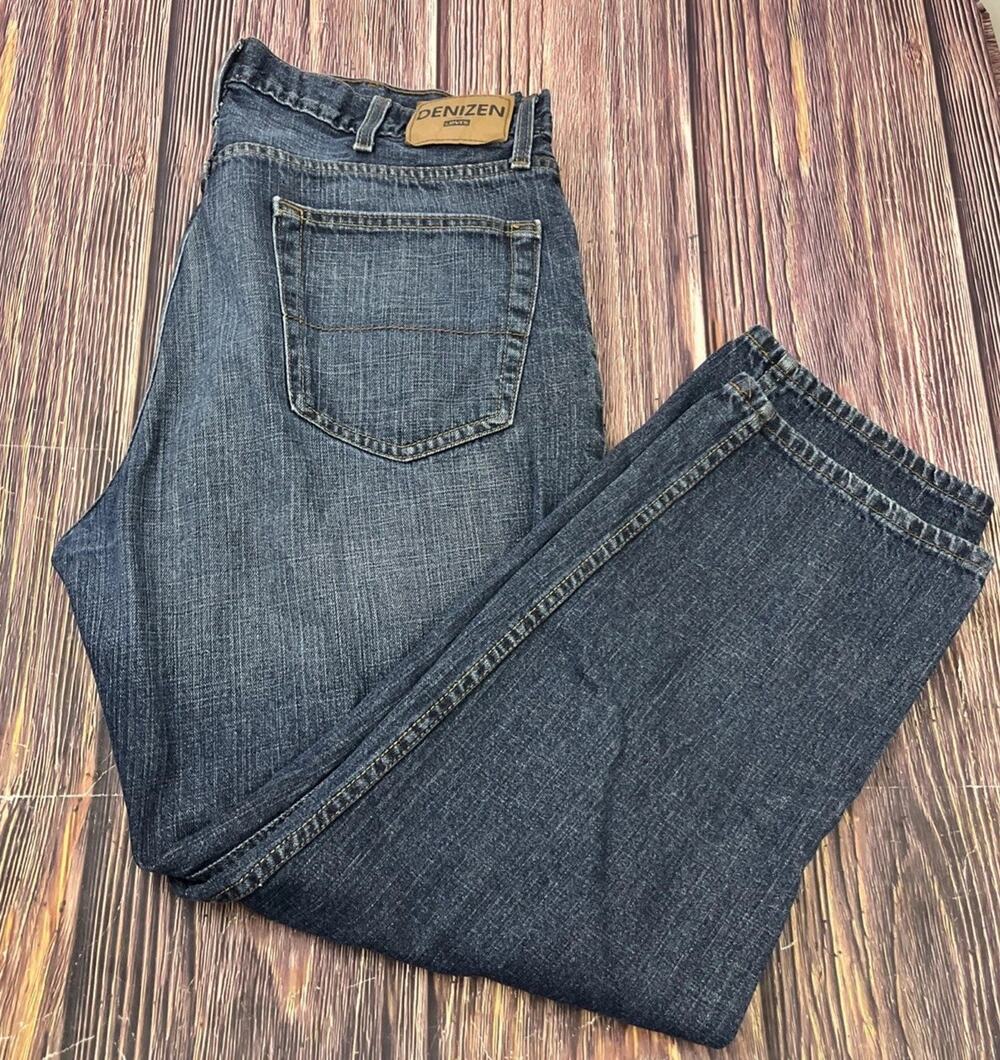 Denizen from Levi’s 285 Relaxed Fit Dark Jeans Mens 42x32 (Actual 41x31)